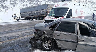 Malatya-Adıyaman yolunda trafik kazası: 2 yaralı