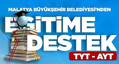 Malatya Büyükşehir Belediyesi'nden öğrenci ve ailelerine destek