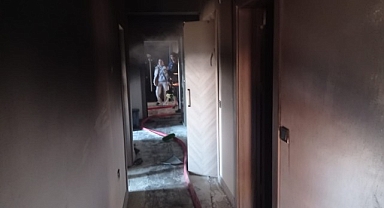 Malatya'da ev yangını