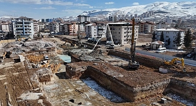 Malatya'da inşa çalışmaları sürüyor