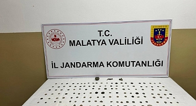 Malatya'da jandarmadan tarihi eser operasyonu