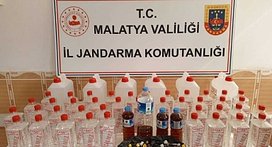 Malatya'da sahte alkol operasyonu