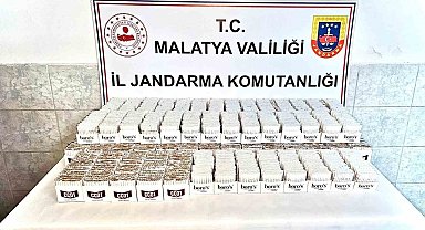 Malatya'da kaçak makaron operasyonu