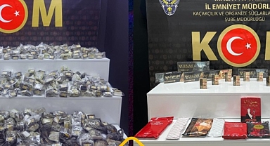 Yolcu otobüsünde kaçak makaron ele geçirildi