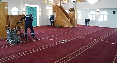 Battalgazi'de camiler bayrama hazırlanıyor