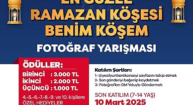 "En Güzel Ramazan Köşesi Benim Köşem" fotoğraf yarışması