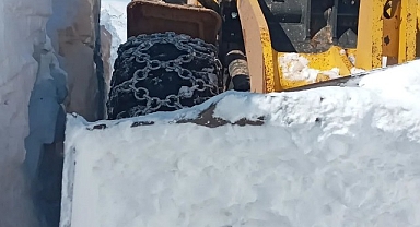 Malatya'da 2 bin rakımda karla mücadele