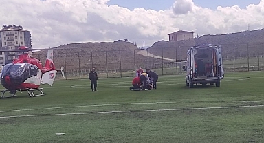 Malatya'da ambulans helikopter 76 yaşındaki hasta için havalandı