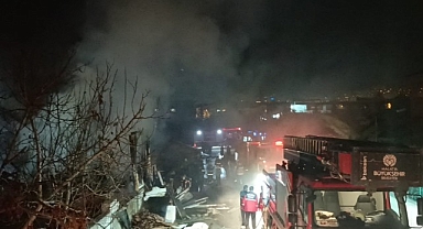 Malatya'da ev yangını