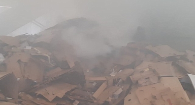 Malatya'da geri dönüşüm fabrikasında yangın