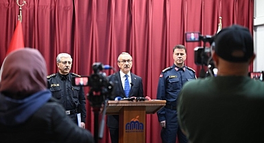 Vali Yavuz, 2025 yılı Ocak- Şubat ayı güvenlik faaliyet verilerini açıkladı