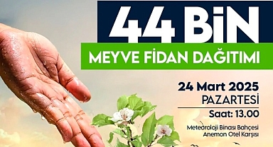 Yeşilyurt Belediyesi 44 bin adet meyve fidanı dağıtacak