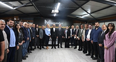 Başkan Sami Er, MAGİNDER Başkanı ve yönetim kurulu üyeleri ile bir araya geldi