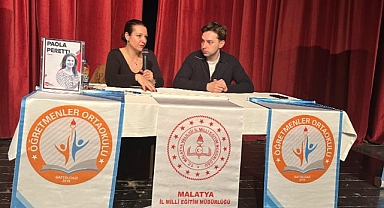 İtalyan Yazar Peretti Malatya'da