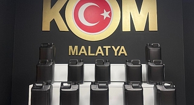 Malatya'da 60 litre etil alkol ele geçirildi