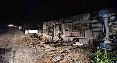 Adıyaman-Malatya karayolunda tek taraflı trafik kazası: 1 yaralı