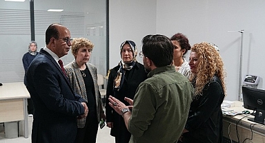Başkan Geçit, aile danışma ve sağlıklı yaşam merkezindeki hizmetleri inceledi