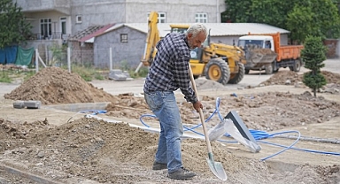 Dolamantepe Mahallesi'nde park ve yol düzenlemesi