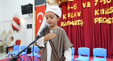 Kur'an kurslarının yıl sonu kapanış programı yoğun ilgi gördü