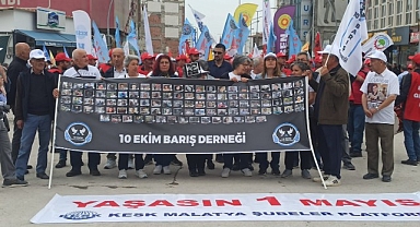 Malatya'da 1 Mayıs kutlandı