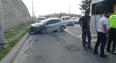 Malatya'da 5 araçlı zincirleme kaza: 6 yaralı