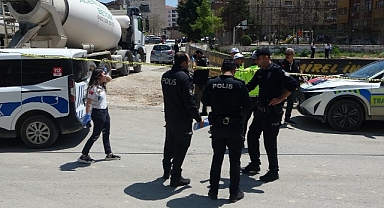 Malatya'da beton mikseri dehşeti