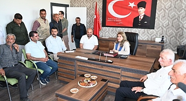 Milletvekili Ölmeztoprak, sulama birlikleri ve üreticilerle bir araya geldi