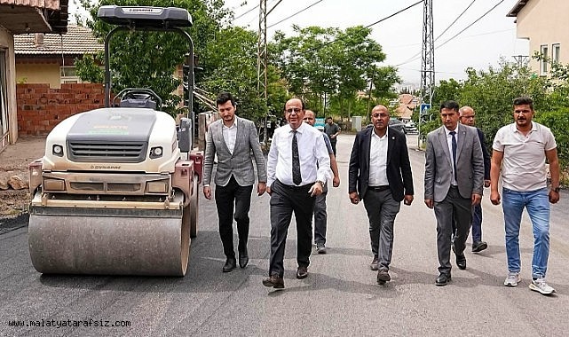 Yeşilyurt'ta ulaşım altyapısı güçleniyor, asfalt çalışmaları sürüyor