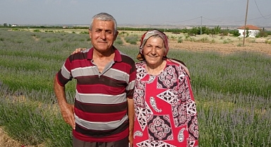 İnternetten gördüler, lavanta üreticisi oldular