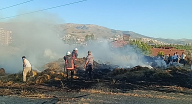 Malatya'da saman balyaları yandı: 1 kişi dumandan etkilendi