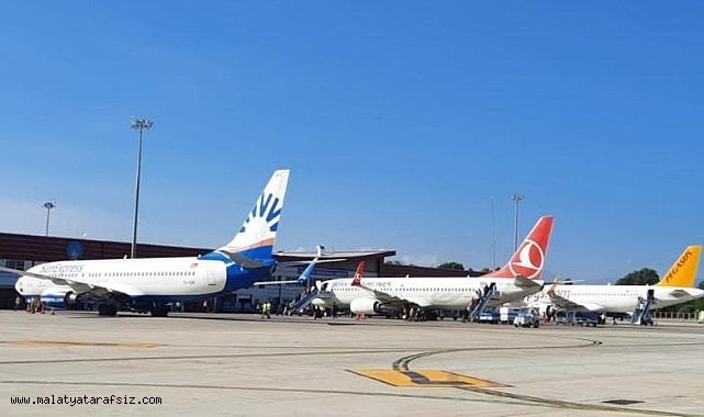 Malatya Havalimanı'nda Mayıs ayında 70 binden fazla yolcuya hizmet verildi