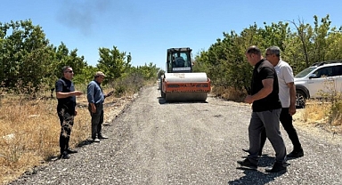 Akçadağ'ın Bahri Mahallesi'nde yollar yenileniyor