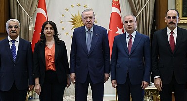 Cumhurbaşkanı Erdoğan, DEM Heyetini kabul etti