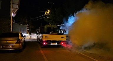 Darende'de haşereyle mücadele sürüyor