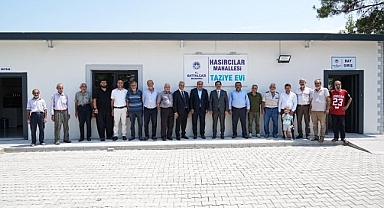 Hasırcılar'a yeni taziye evi kazandırıldı