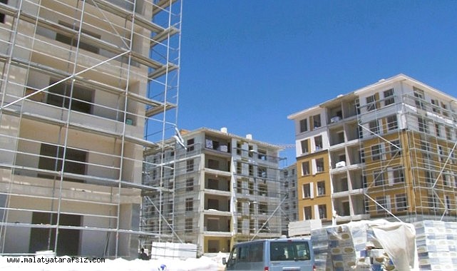 Kiltepe Mahallesi'nde 770 deprem konutunun kaba inşaatı tamamlanmak üzere