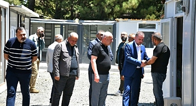 MAGİNDER heyeti Doğanşehir'de esnaf ve vatandaşlarla buluştu
