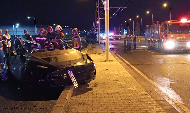 Malatya'da feci kaza: 2 hemşire yanarak can verdi