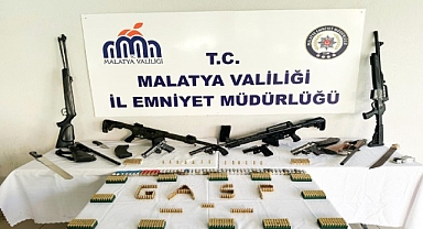 Malatya'da silah teşhiri yapan şüphelilere eş zamanlı operasyon: 29 gözaltı