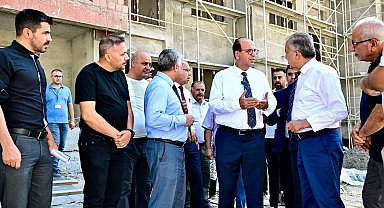 Başkan Geçit, Yeşil Yaşam Evleri inşaatını inceledi