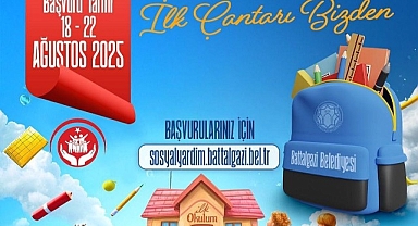 Battalgazi Belediyesi'nden ailelere kırtasiye desteği