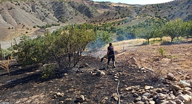 Hekimhan'da ormanlık alanda çıkan yangın söndürüldü