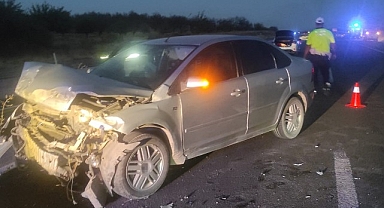 Malatya'da iki otomobil çarpıştı: 1 yaralı