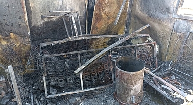 Malatya'da konteynerde yangın