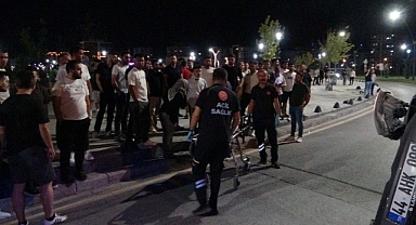 Malatya'da kontrolden çıkan araç yan yattı: 1 yaralı