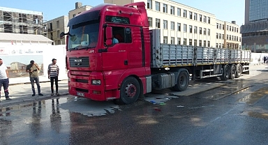 Malatya'da tır yayaya çarptı: 1 yaralı