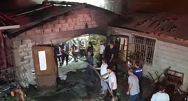 Malatya'da ahır yangını