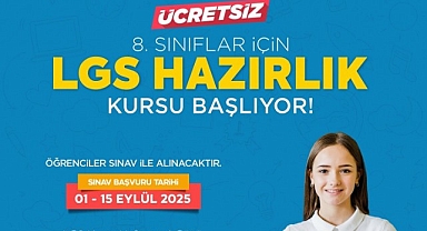 Yeşilyurt Belediyesi'nden ücretsiz LGS kursu