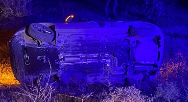 Doğanşehir'de otomobil şarampole devrildi: 4 yaralı 