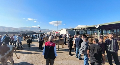 Malatya'da kapalı olan hayvan pazarı yeniden açıldı